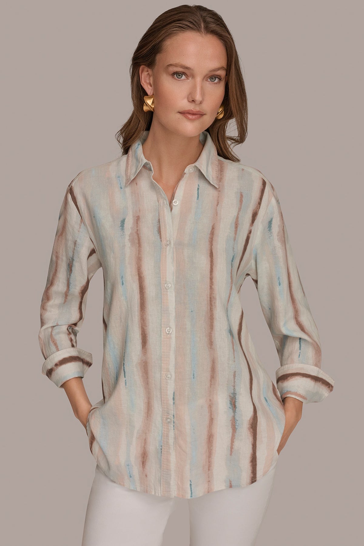 LONG SLEEVE STRIPE SHIRT