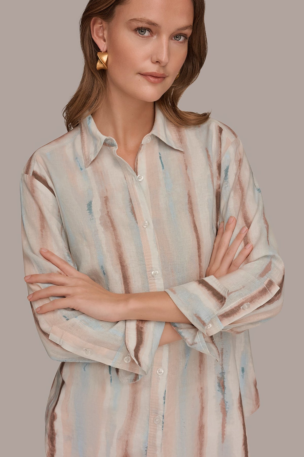 LONG SLEEVE STRIPE SHIRT