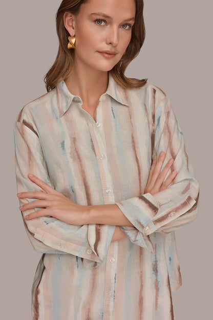 LONG SLEEVE STRIPE SHIRT