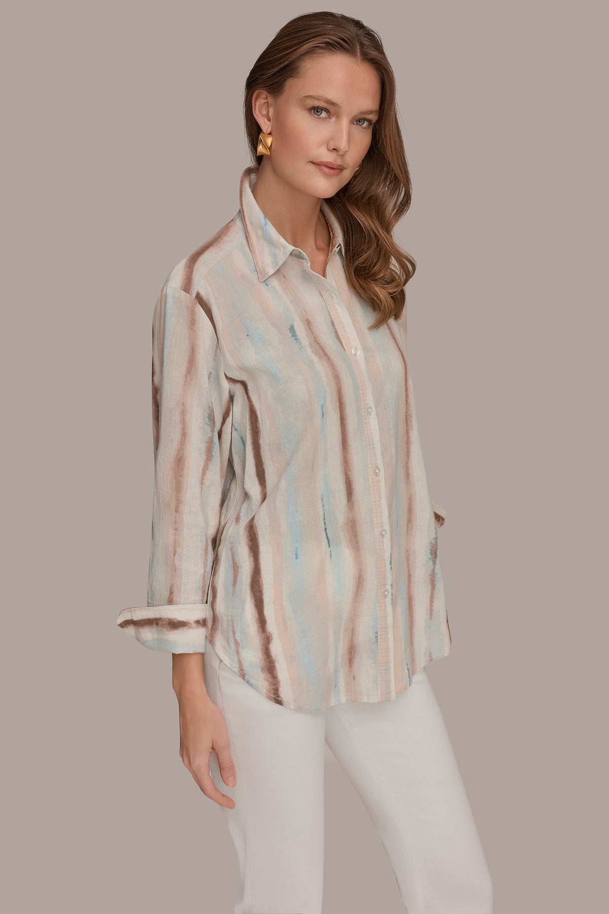 LONG SLEEVE STRIPE SHIRT
