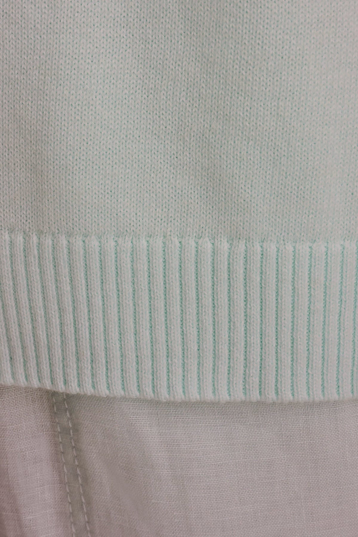 COTTON AND CASHMERE POLO SWEATER
