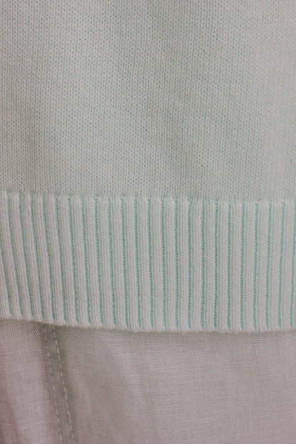 COTTON AND CASHMERE POLO SWEATER