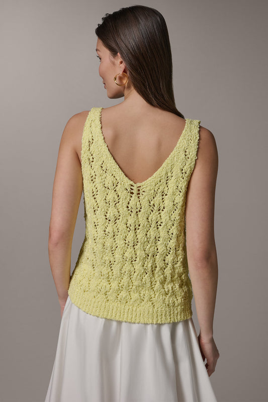 SLEEVELESS SWEATER TANK