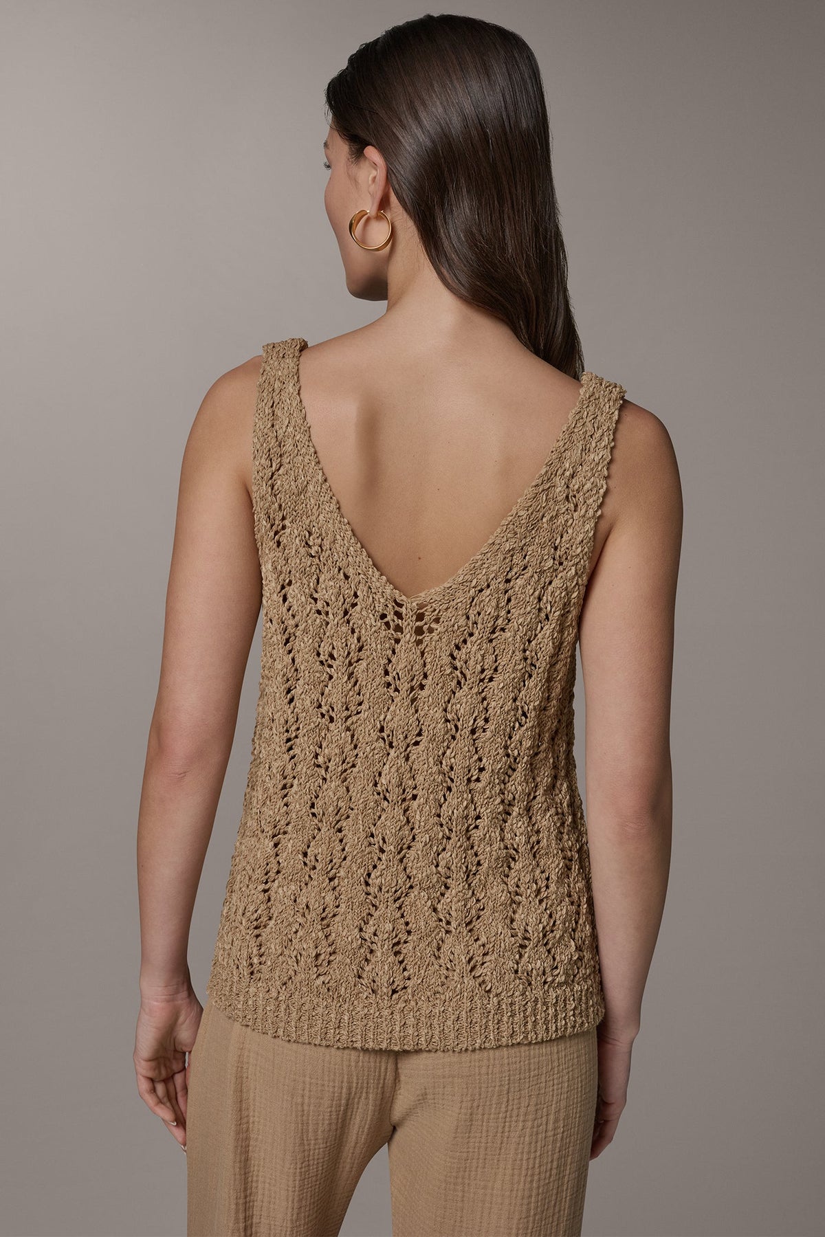 SLEEVELESS SWEATER TANK