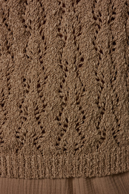 SLEEVELESS SWEATER TANK