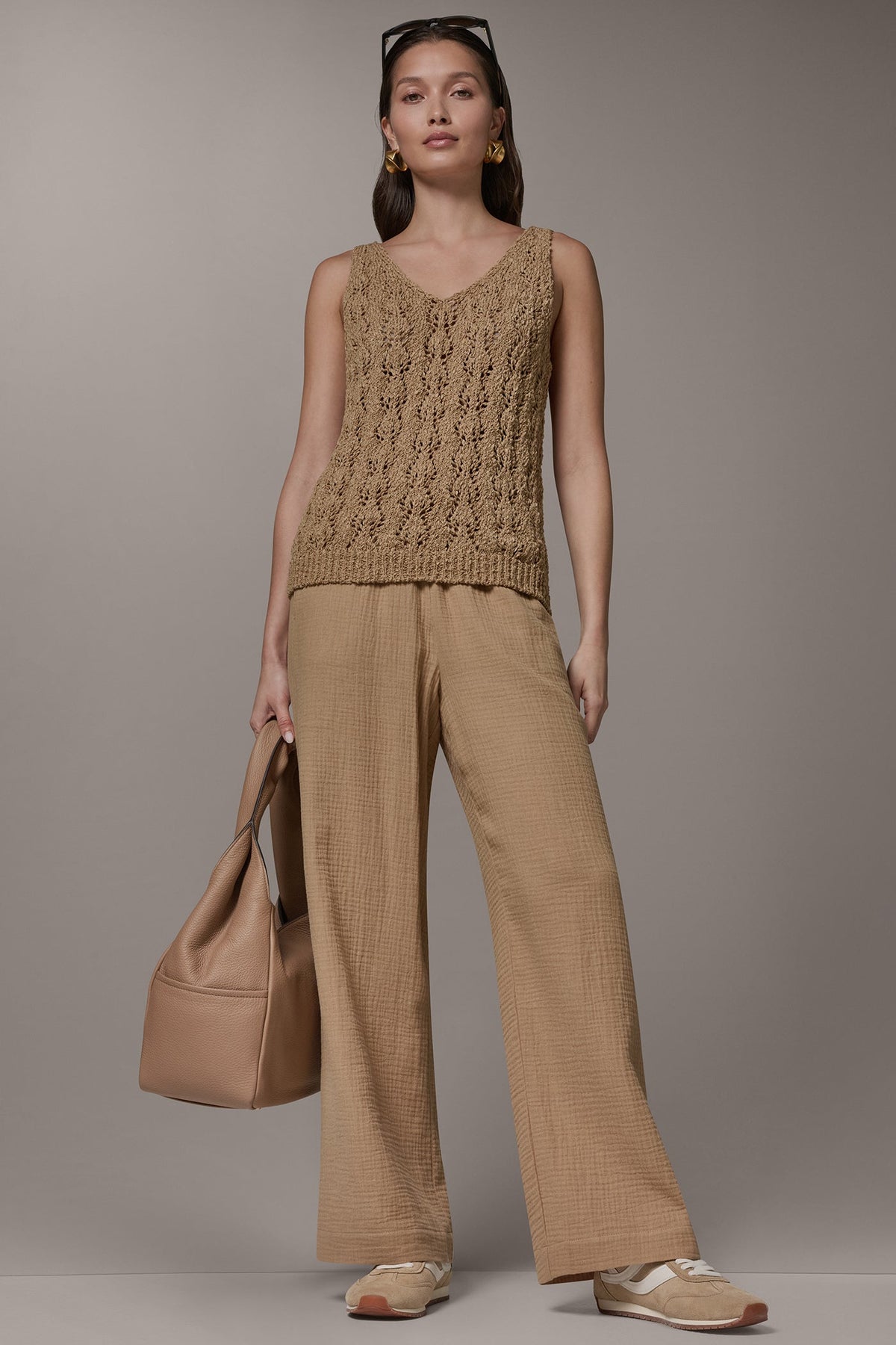SLEEVELESS SWEATER TANK