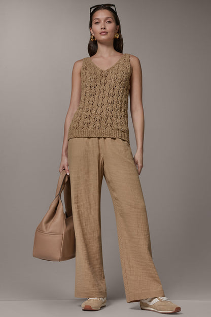 SLEEVELESS SWEATER TANK