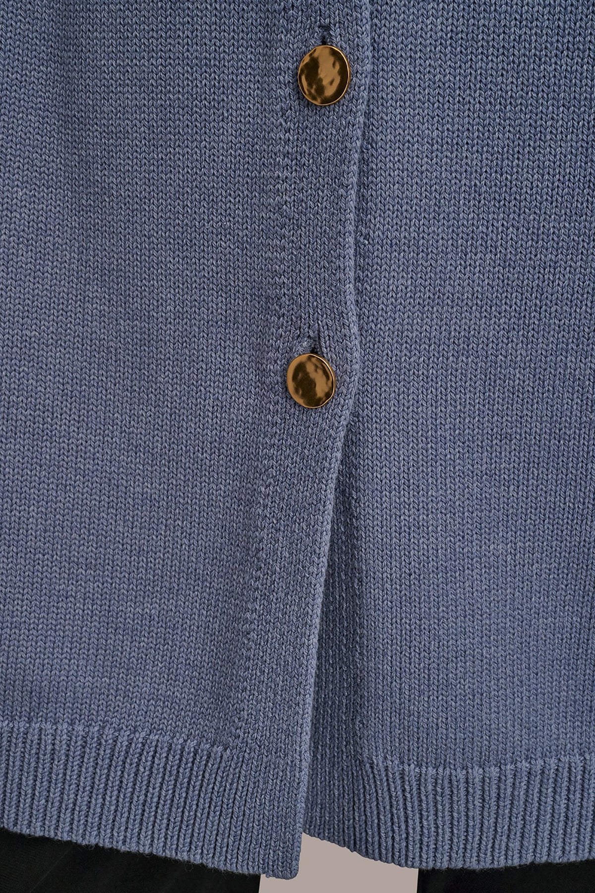 BUTTON-FRONT SWEATER CAPELET