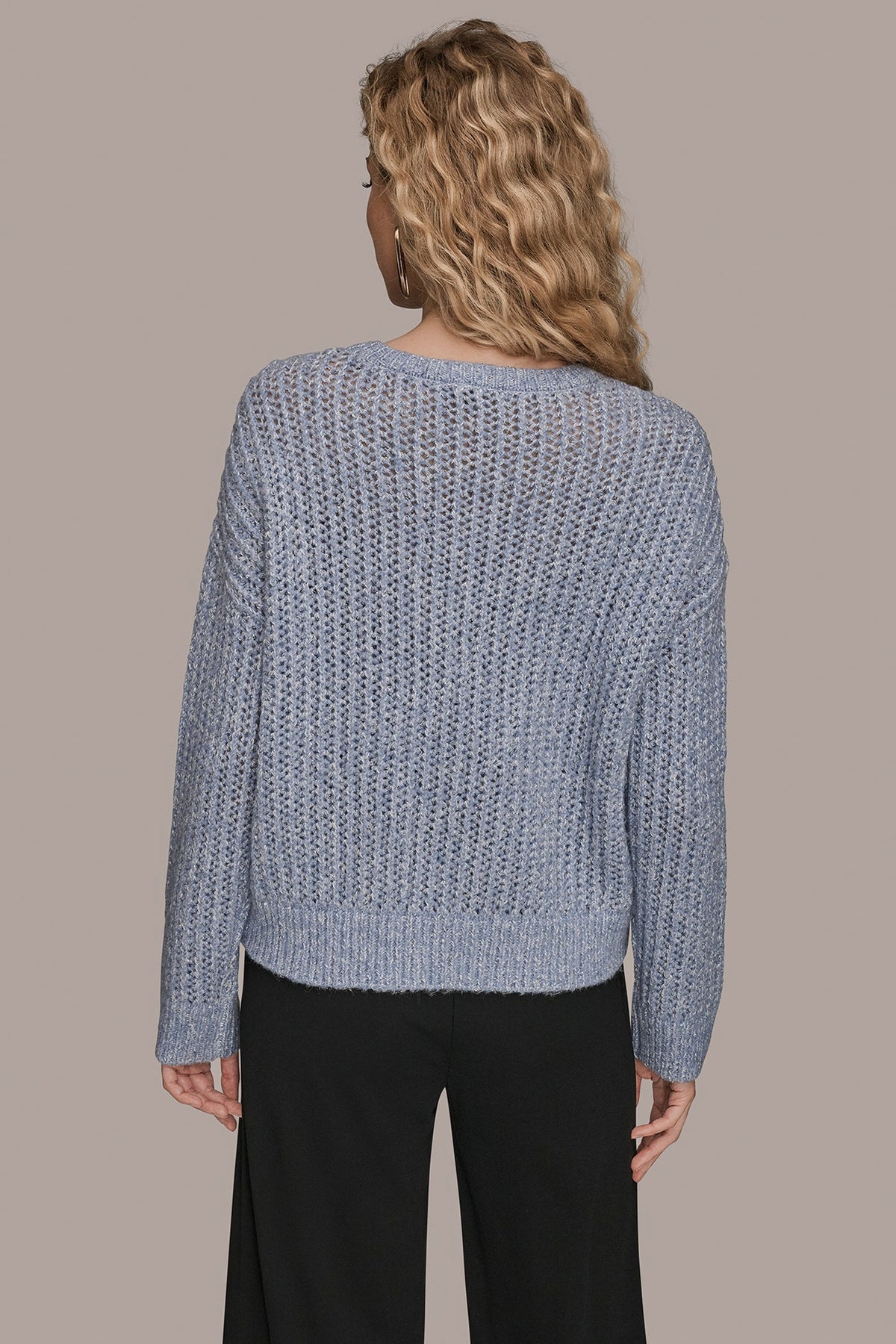 OPEN-STITCH SWEATER