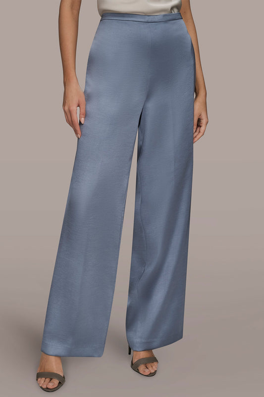 EXTRA HIGH-RISE SATIN PULL-ON PANT