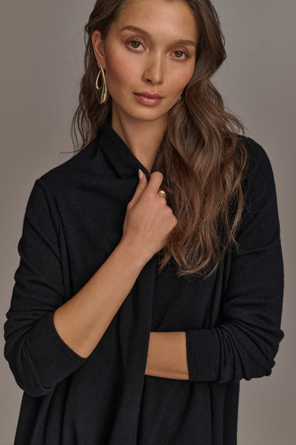 CASHMERE LONG SLEEVE CARDIGAN