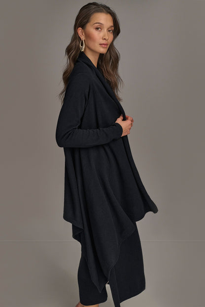CASHMERE LONG SLEEVE CARDIGAN