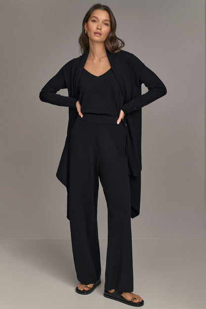 CASHMERE LONG SLEEVE CARDIGAN