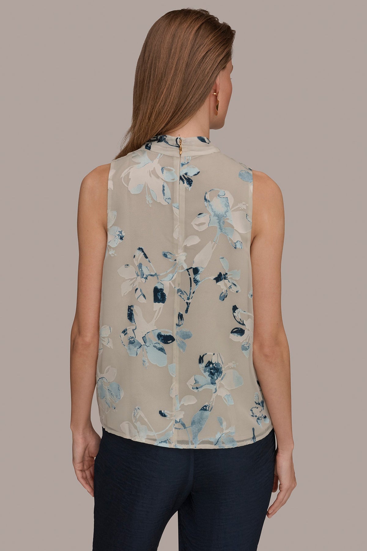 FLORAL CRISSCROSS TOP