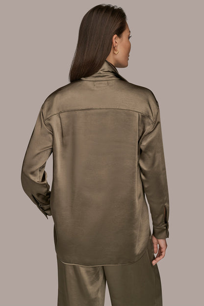 SATIN SHIRT