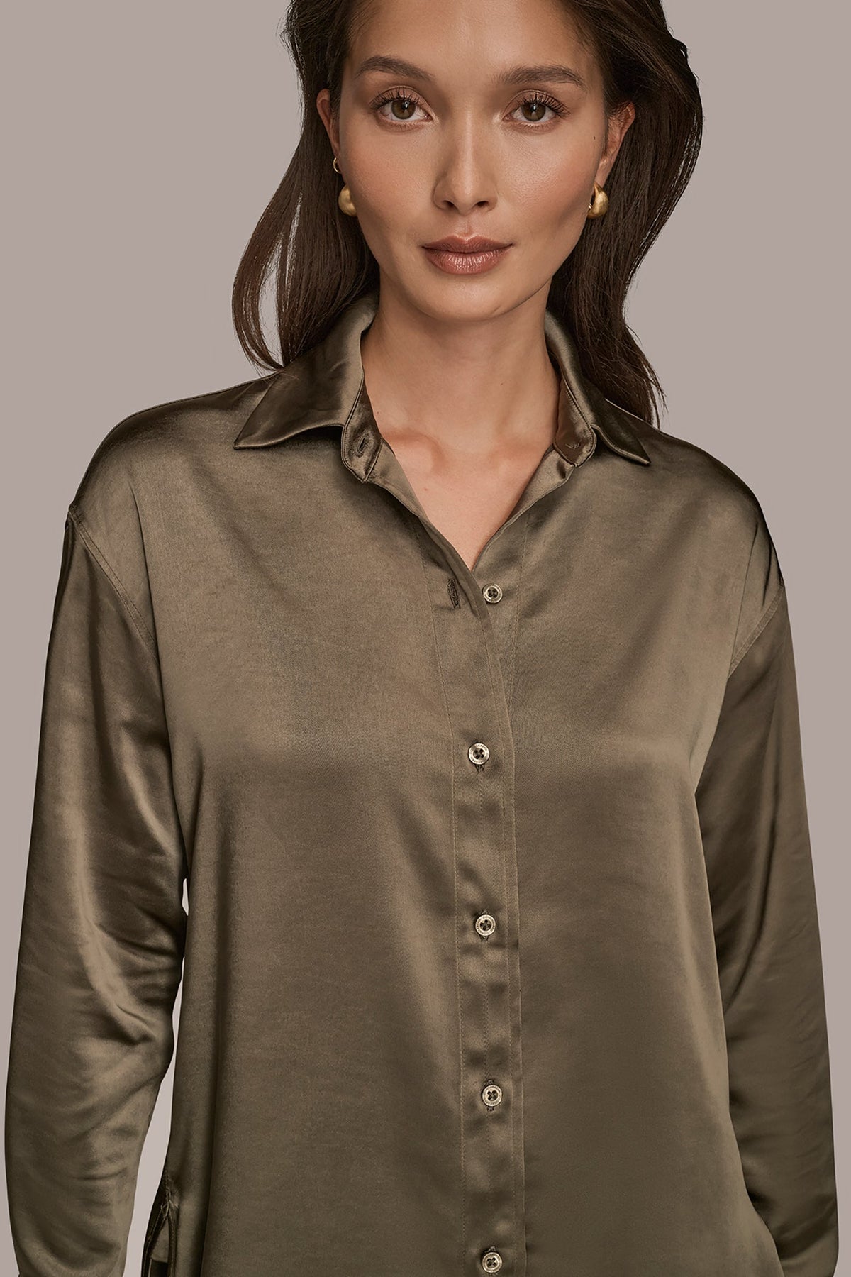 SATIN SHIRT