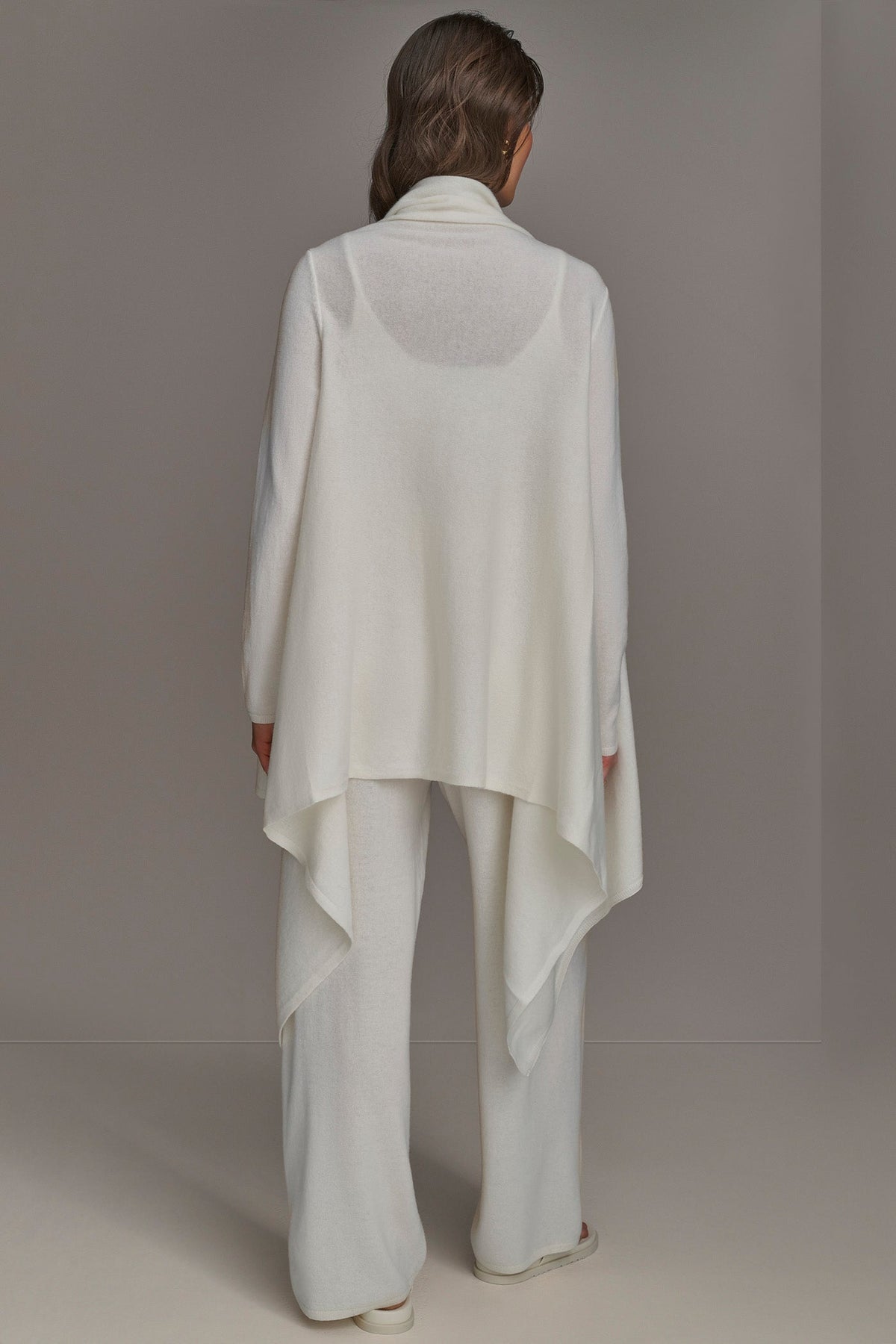 CASHMERE LONG SLEEVE CARDIGAN