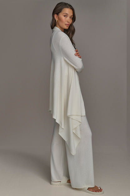 CASHMERE LONG SLEEVE CARDIGAN
