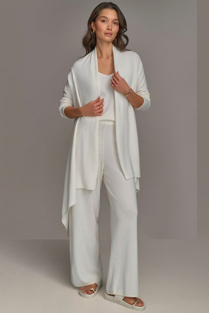 CASHMERE LONG SLEEVE CARDIGAN