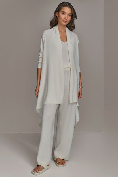 CASHMERE LONG SLEEVE CARDIGAN