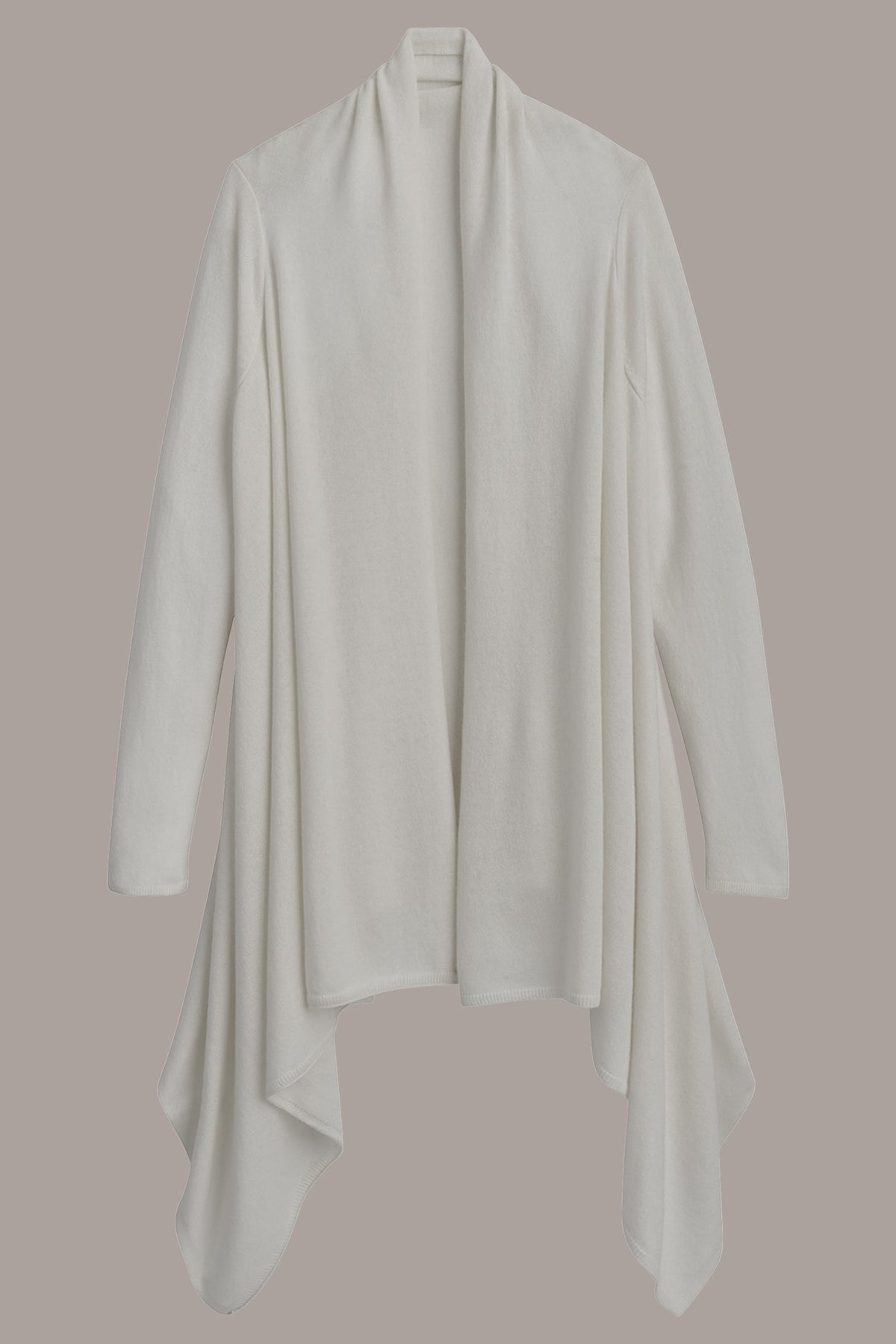 CASHMERE LONG SLEEVE CARDIGAN
