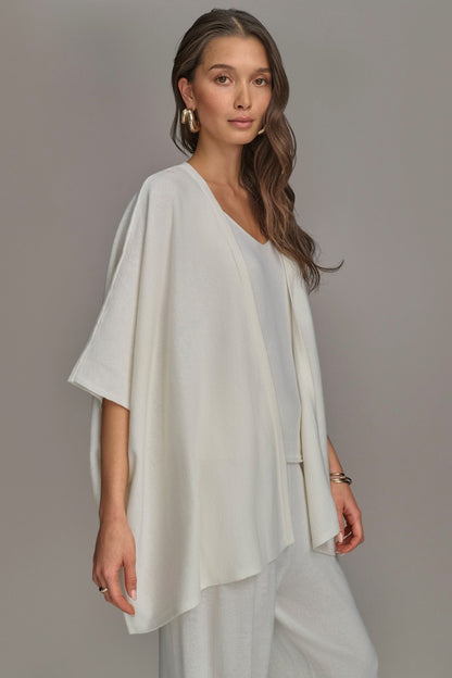 CASHMERE SHORT SLEEVE CARDIGAN
