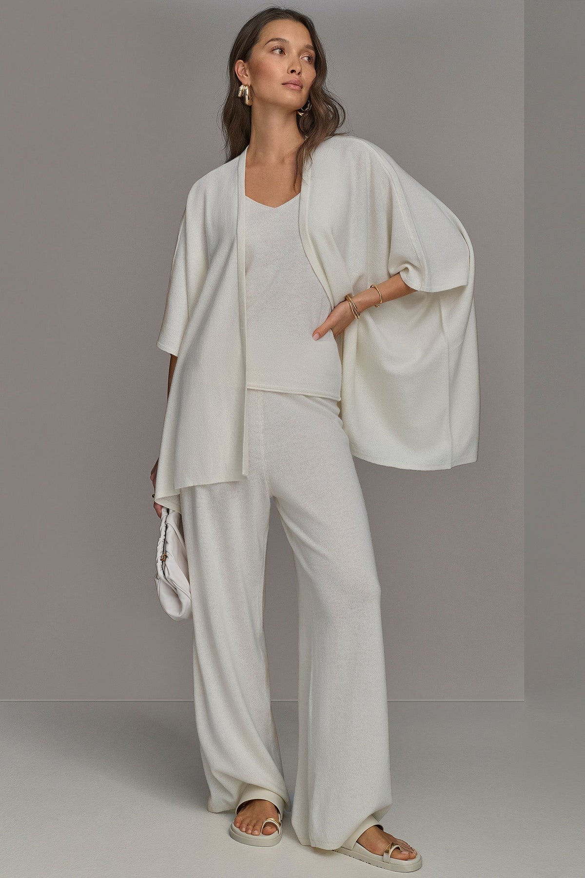 CASHMERE SHORT SLEEVE CARDIGAN