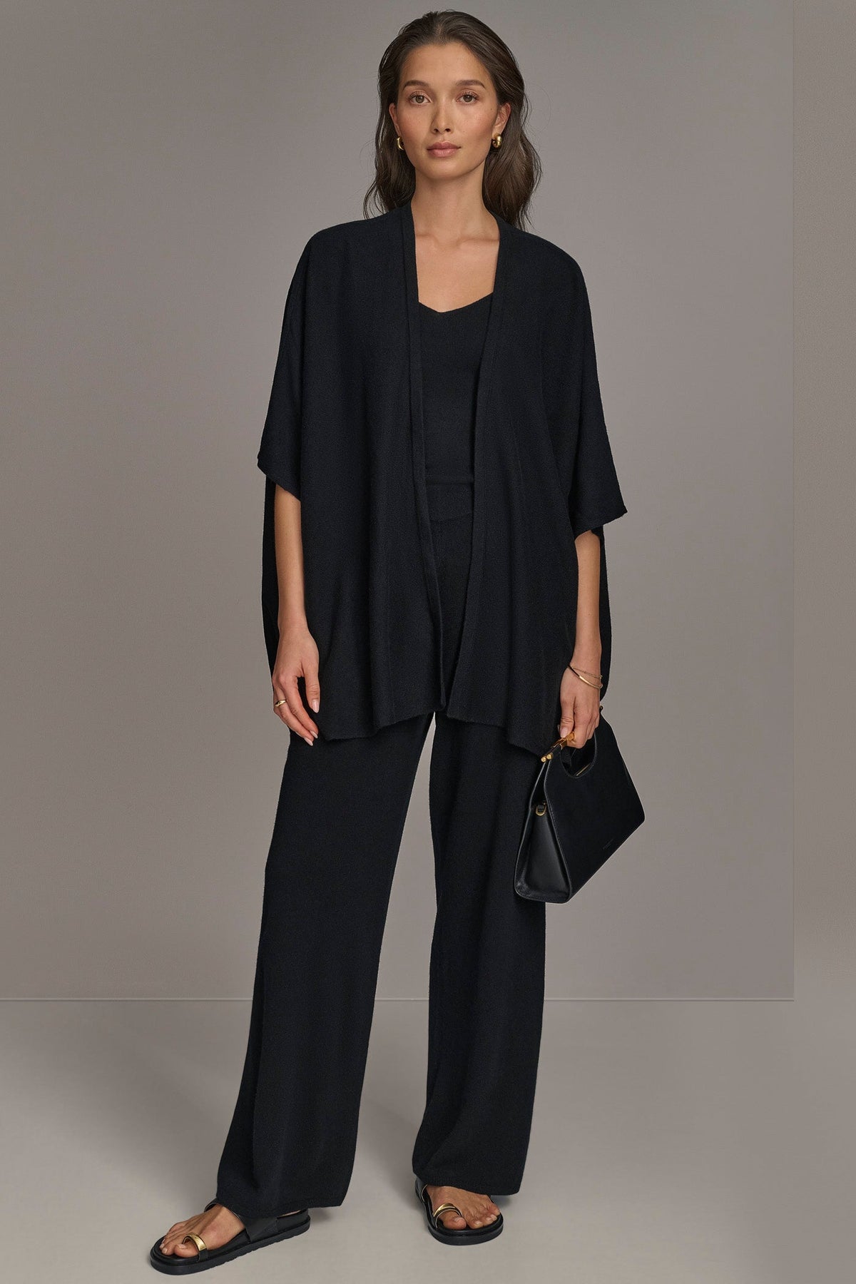 CASHMERE SHORT SLEEVE CARDIGAN