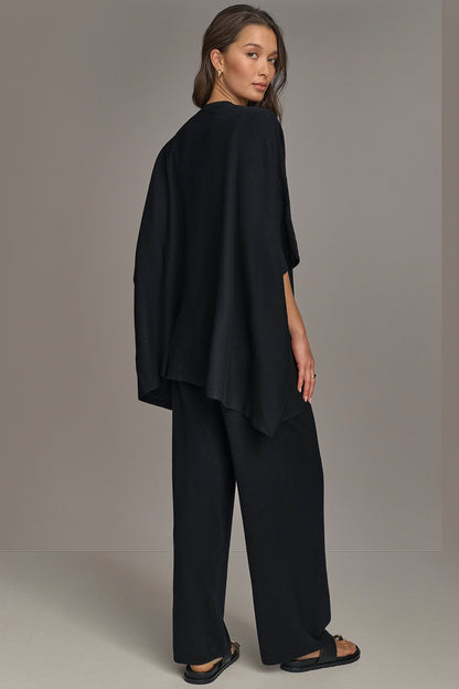 CASHMERE SHORT SLEEVE CARDIGAN