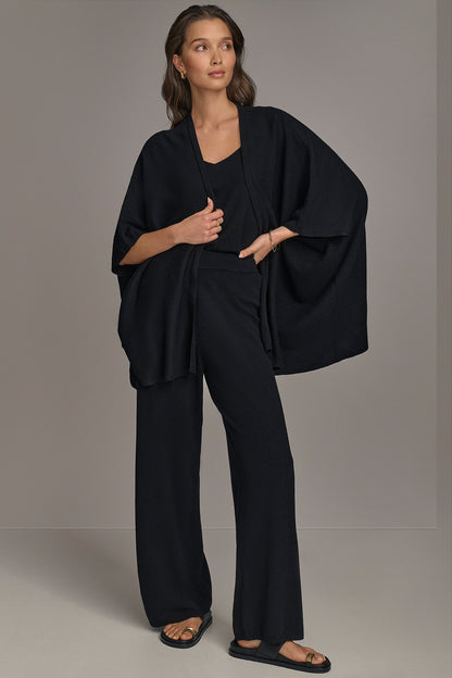 CASHMERE SHORT SLEEVE CARDIGAN