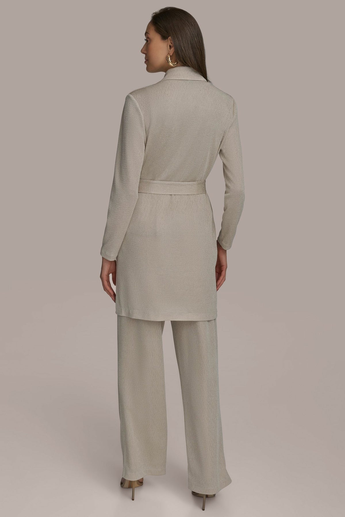 BELTED KNIT JACKET