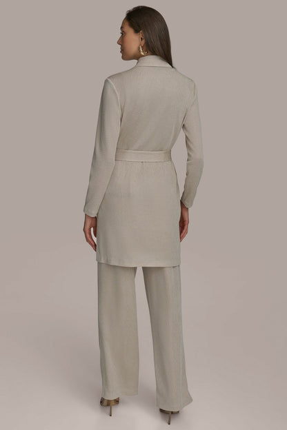 BELTED KNIT JACKET