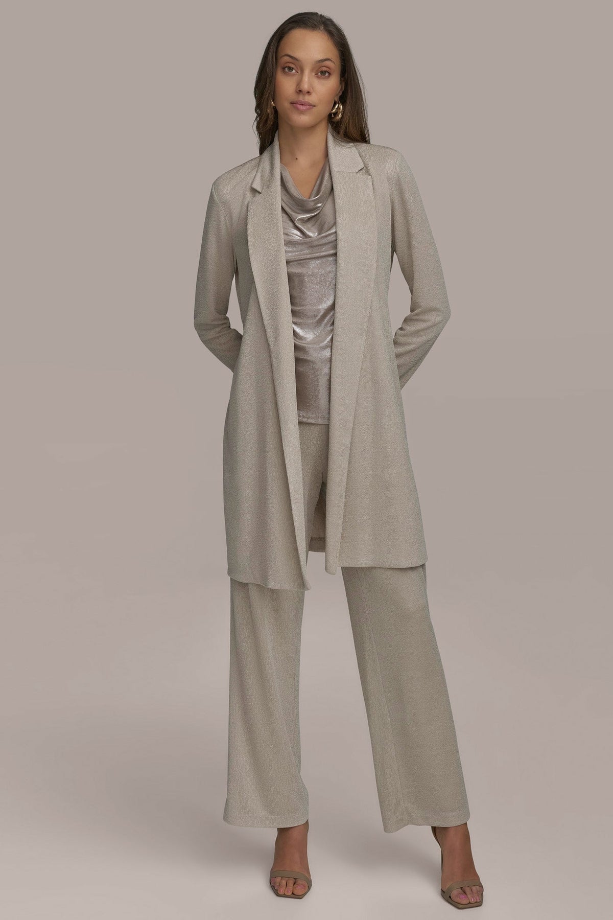 BELTED KNIT JACKET