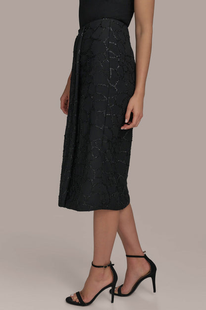 FAUX WRAP SKIRT
