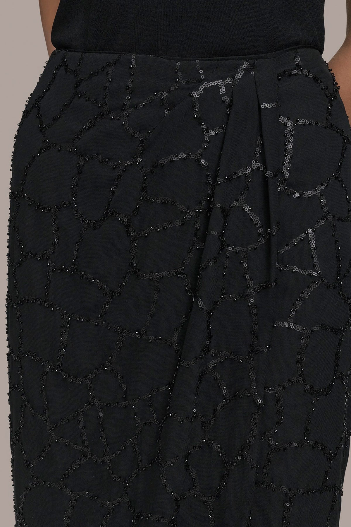 FAUX WRAP SKIRT