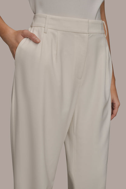 EXTRA HIGH-RISE PLEATED WIDE-LEG PANT