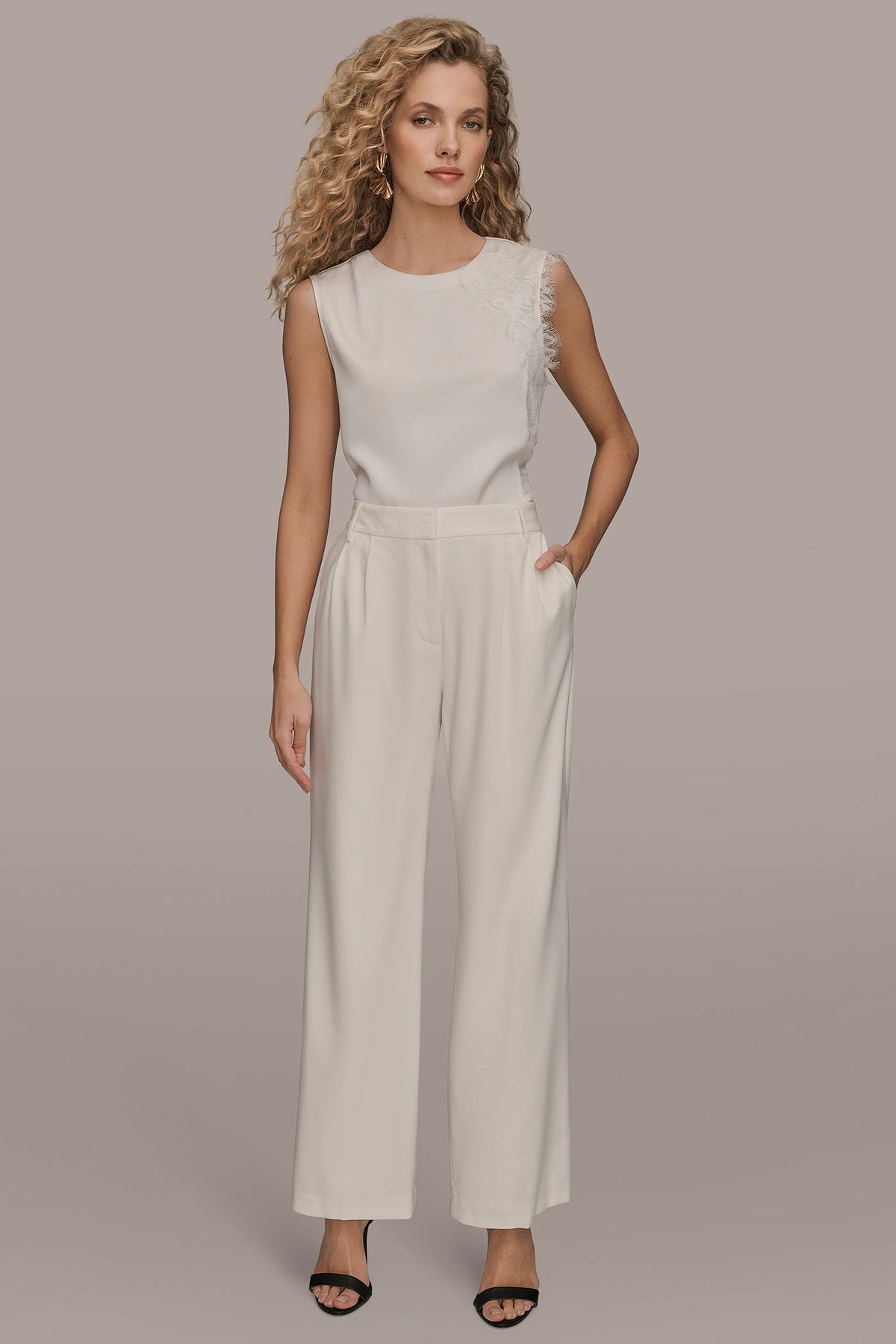 EXTRA HIGH-RISE PLEATED WIDE-LEG PANT