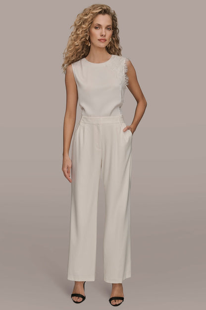 EXTRA HIGH-RISE PLEATED WIDE-LEG PANT