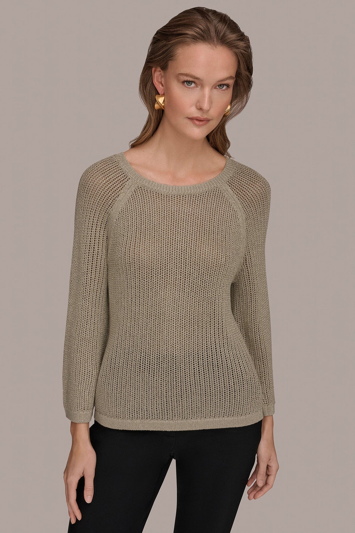 BOAT NECK DOLMAN SWEATER