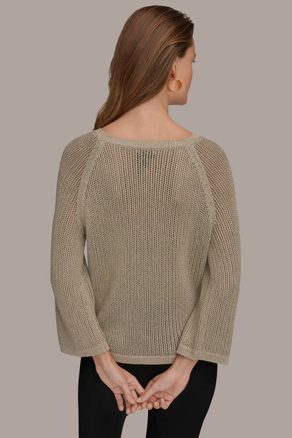 BOAT NECK DOLMAN SWEATER