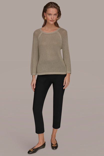 BOAT NECK DOLMAN SWEATER