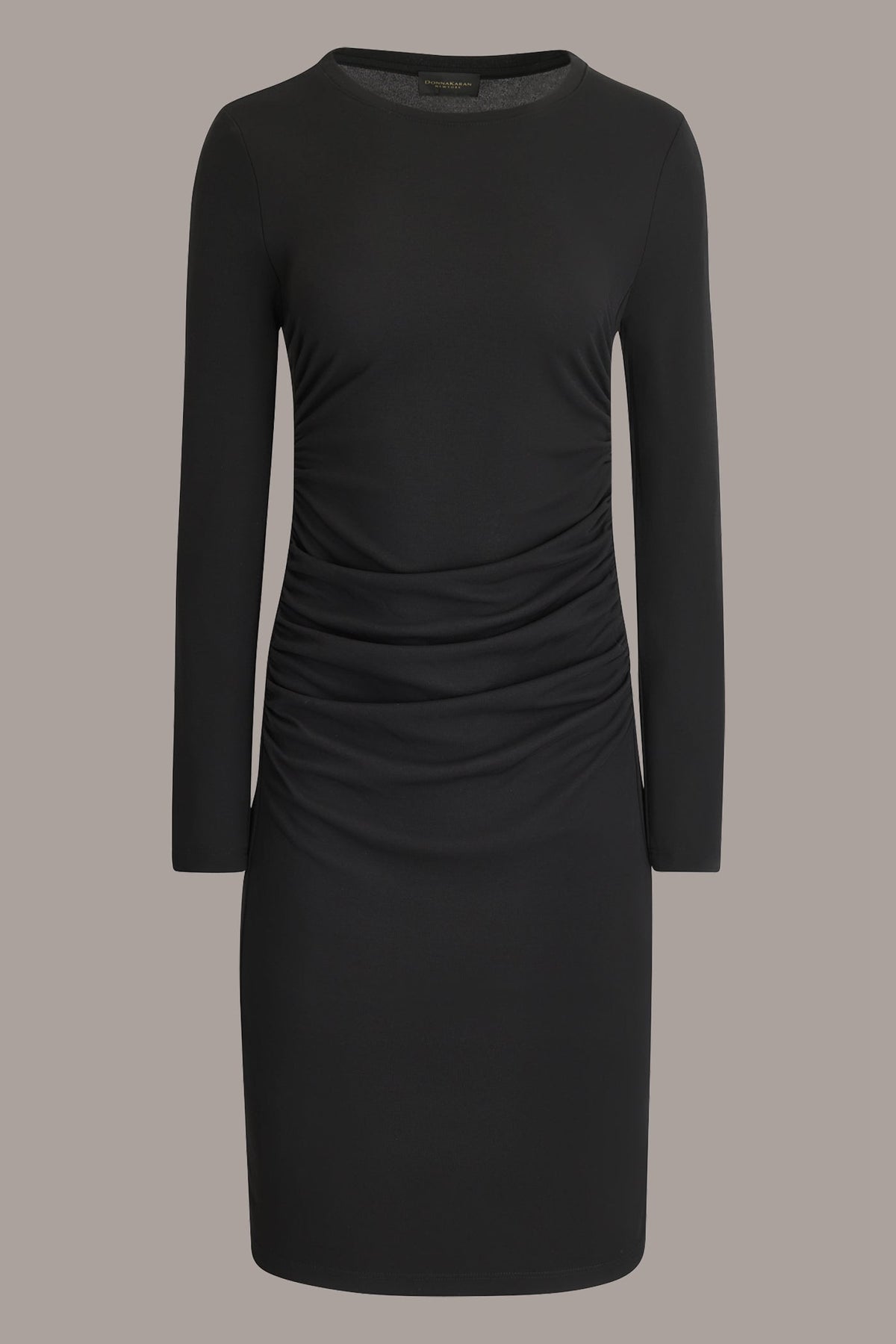 LONG SLEEVE RUCHED DRESS