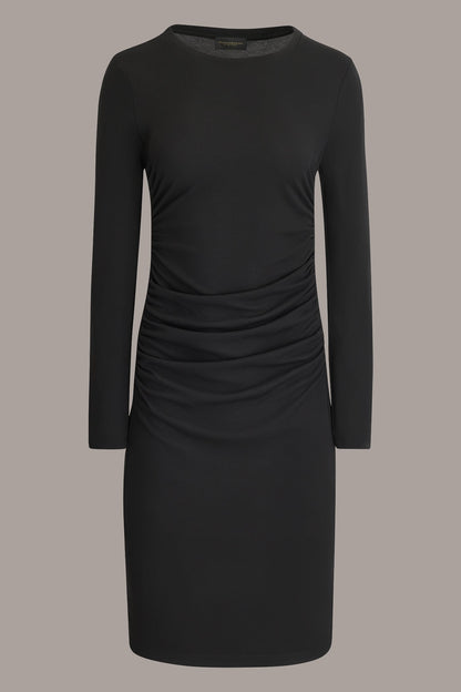 LONG SLEEVE RUCHED DRESS