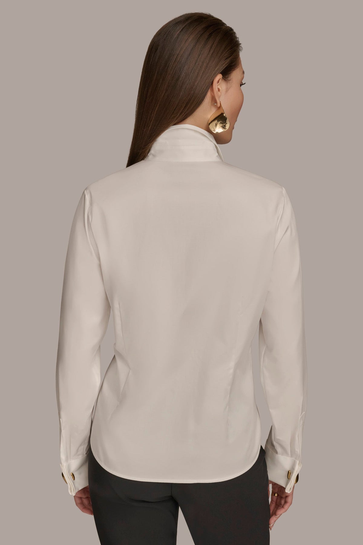 BUTTON UP WITH CUFF HARDWARE TOP