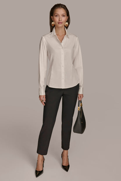 BUTTON UP WITH CUFF HARDWARE TOP