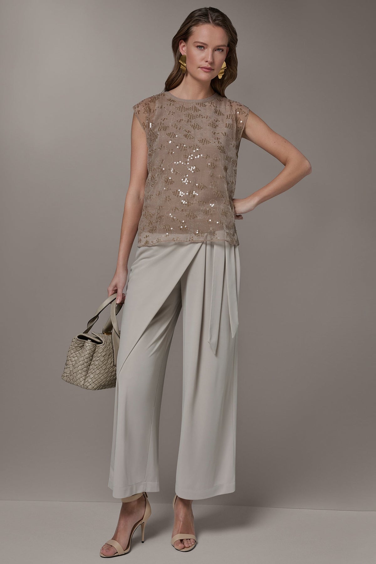 LAYERED SEQUIN SWEATER