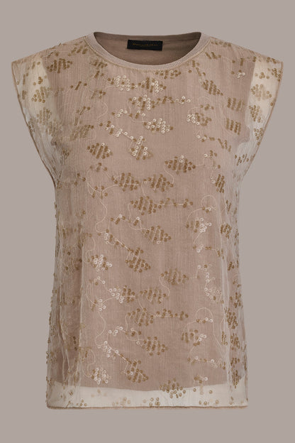 LAYERED SEQUIN SWEATER