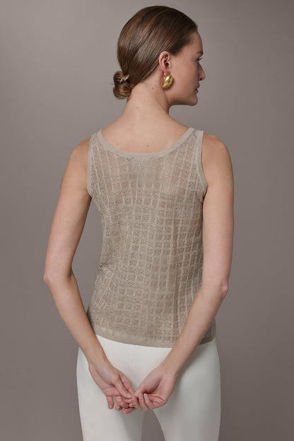 GRID STITCH SHELL