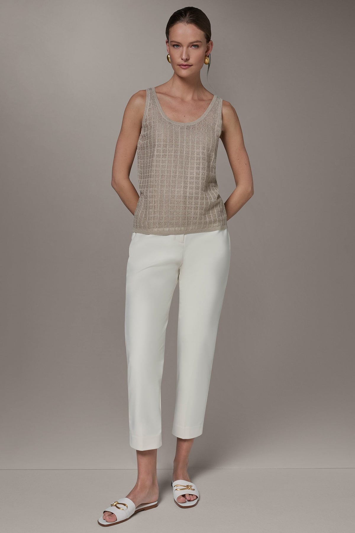 GRID STITCH SHELL