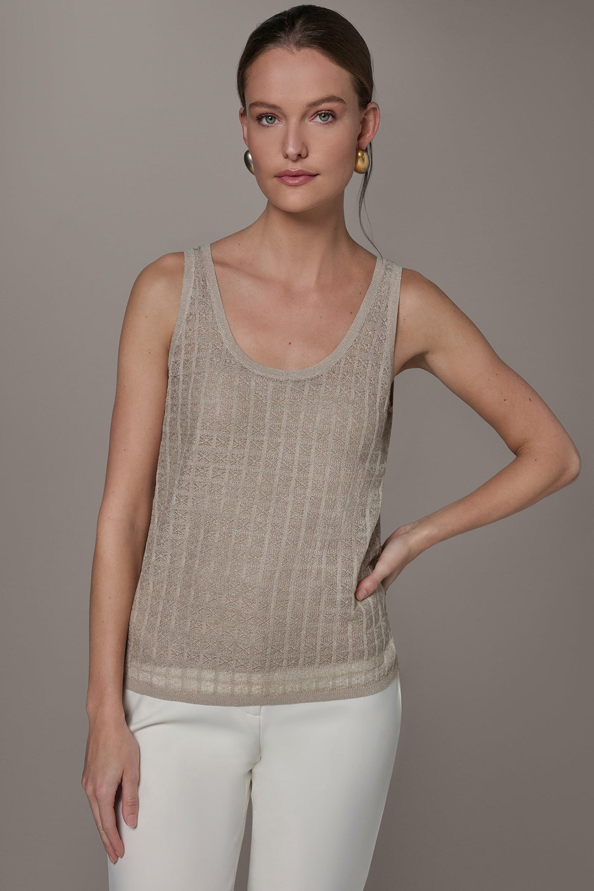 GRID STITCH SHELL
